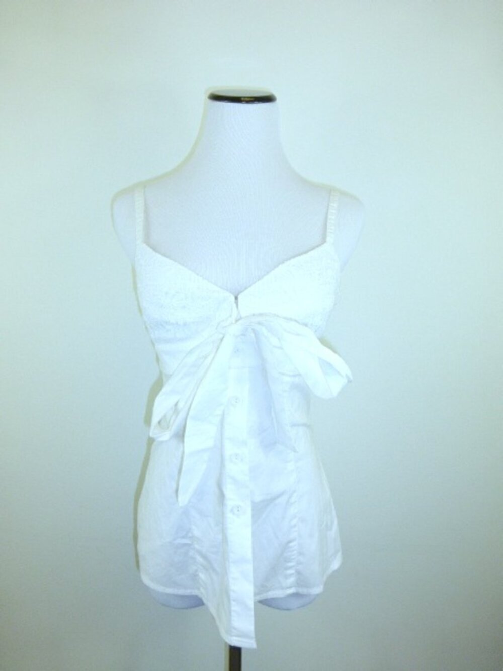 ROBERT RODRIGUEZ lace CAMISOLE tie BOW TOP 4